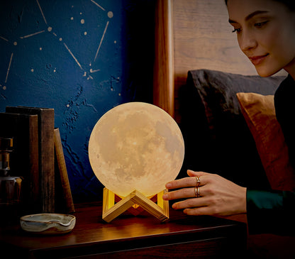 3D Moon Lamp – Magical Moonlight LED Night Light