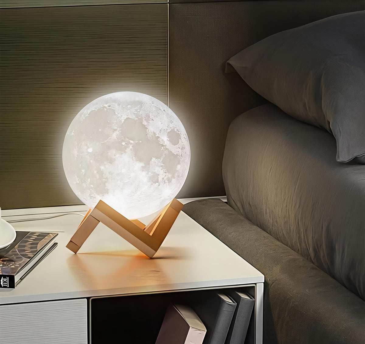 3D Moon Lamp – Magical Moonlight LED Night Light