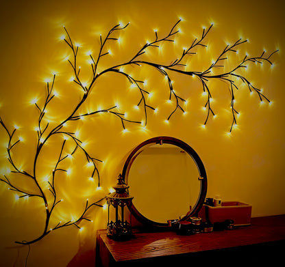 Enchanted Willow Vine Lights – Twinkling Tree Branch String Lights for Room Decor
