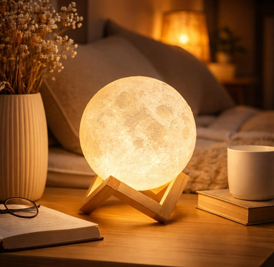3D Moon Lamp – Magical Moonlight LED Night Light