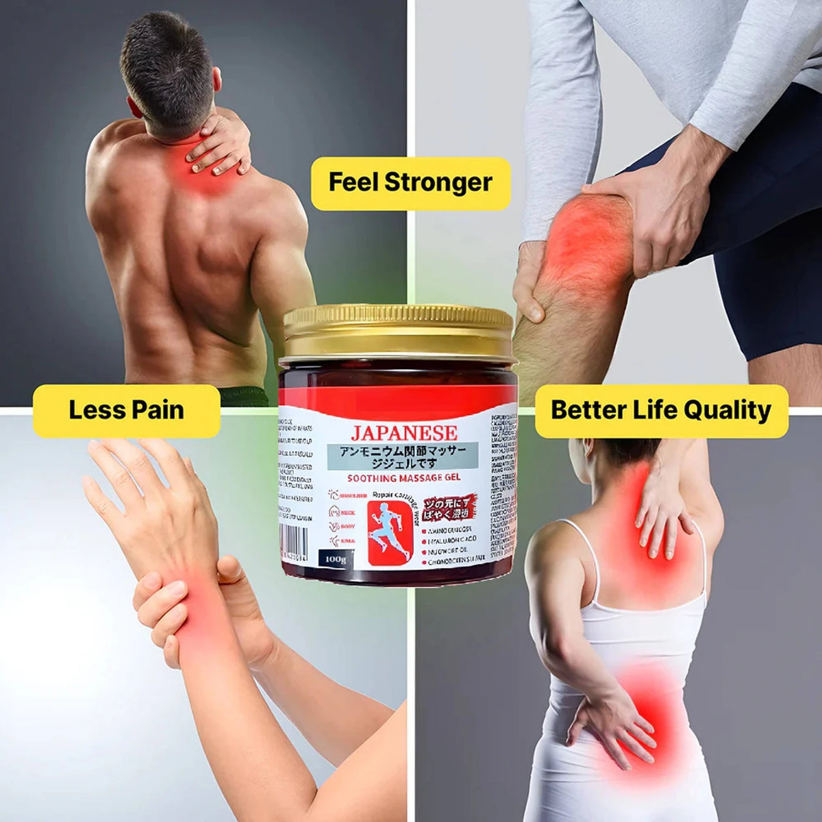 Instant Pain Relief Gel – Muscle Relax Fast Relief Gel